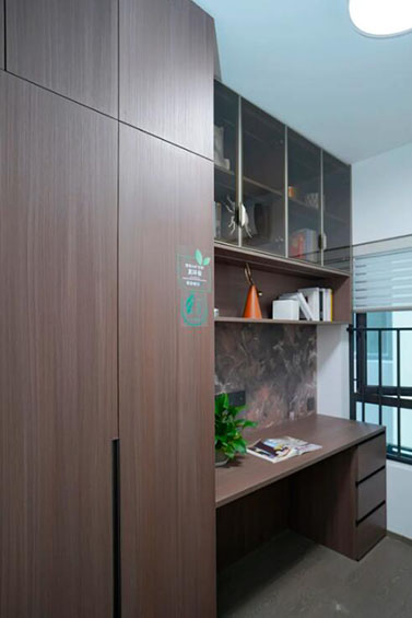 半開(kāi)放式廚房聯(lián)動(dòng)餐廳，所有空間完美融合的現(xiàn)代風(fēng)格戶(hù)型！